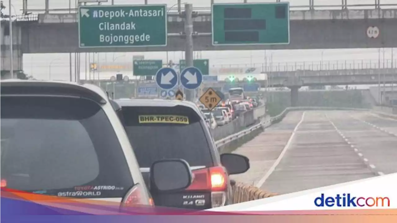 Tol Depok Arah Jakarta Macet Sore Ini