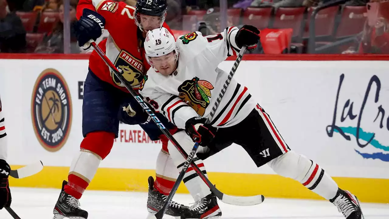 Montour scores in OT, Panthers beat Blackhawks 4-3