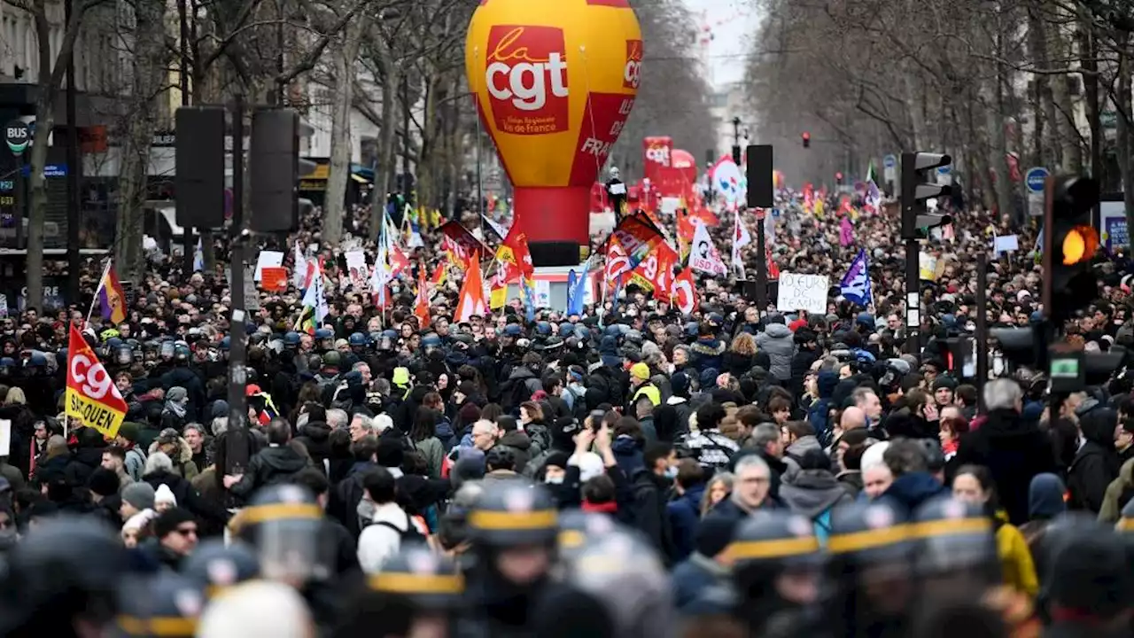 DIRECT. Réforme des retraites : les manifestants défilent partout en France, 26 personnes interpellées à Paris