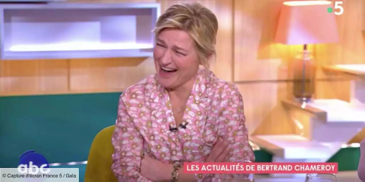 VIDÉO – Anne-Élisabeth Lemoine effrayée dans C à vous : son cri d'effroi hilarant - Gala