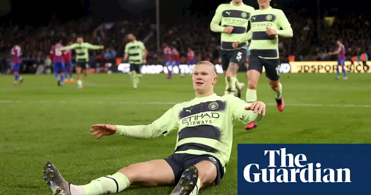 Manchester City sink Crystal Palace through Erling Haaland penalty