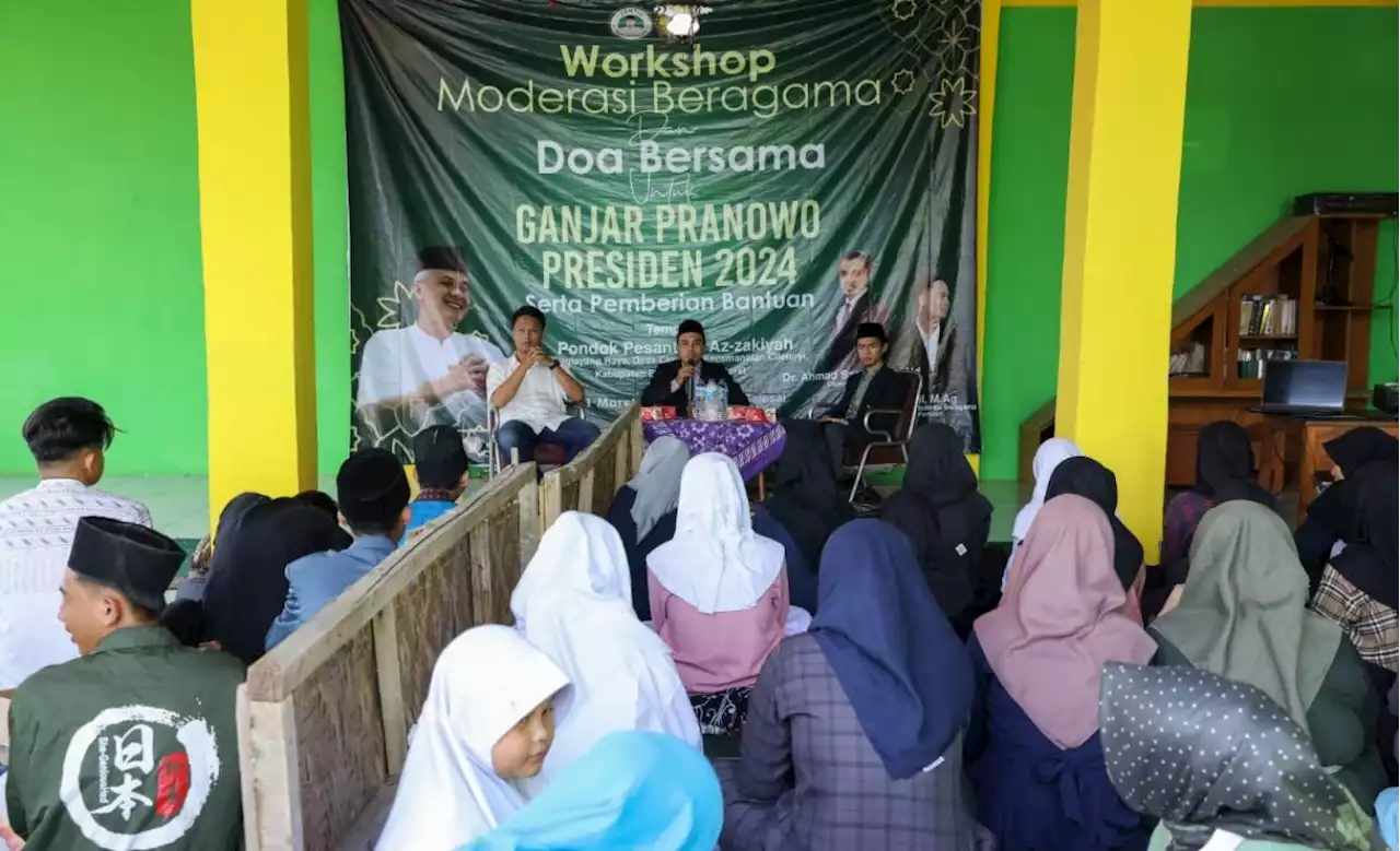 Cegah Radikalisme, Santri Dukung Ganjar Jabar Menggelar Workshop Moderasi Beragama