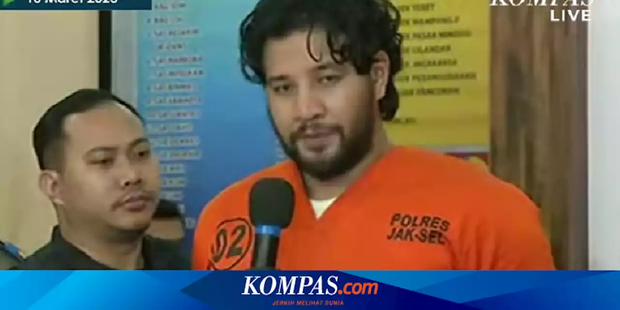 Ammar Zoni Berkaca-kaca saat Ditetapkan sebagai Tersangka