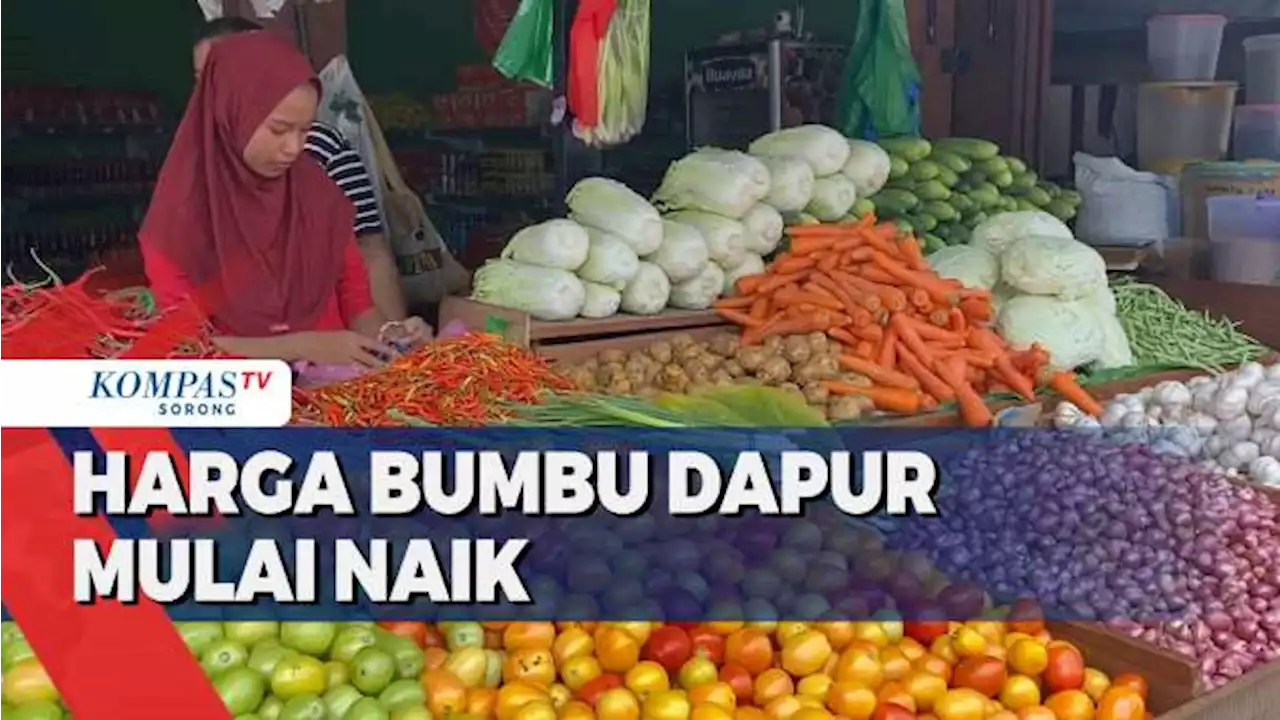 Jelang Ramadhan Harga Bumbu Dapur di Sorong Mulai Naik