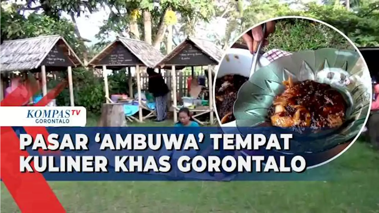 Pasar Kuliner Tradisional Khas Gorontalo Jadi Pilihan Warga di Akhir Pekan