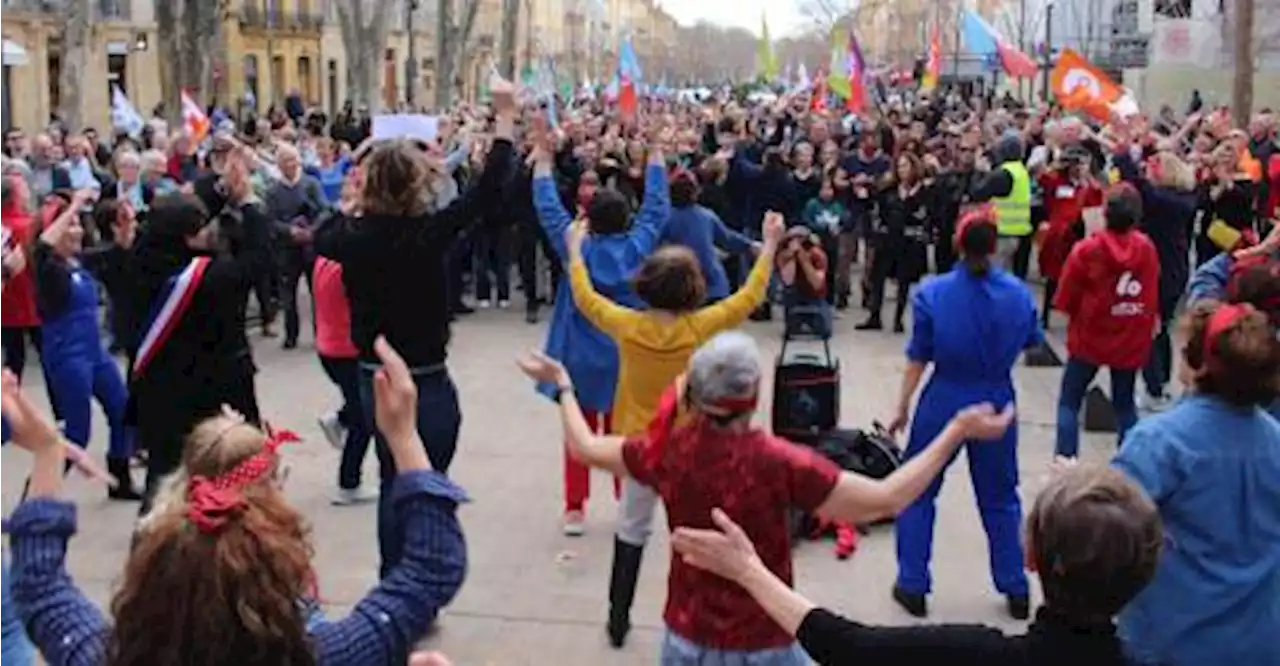 [Aix] Manif anti-réforme des retraites : « Le sénat de Macron, c’est celui de Star Wars &#187;