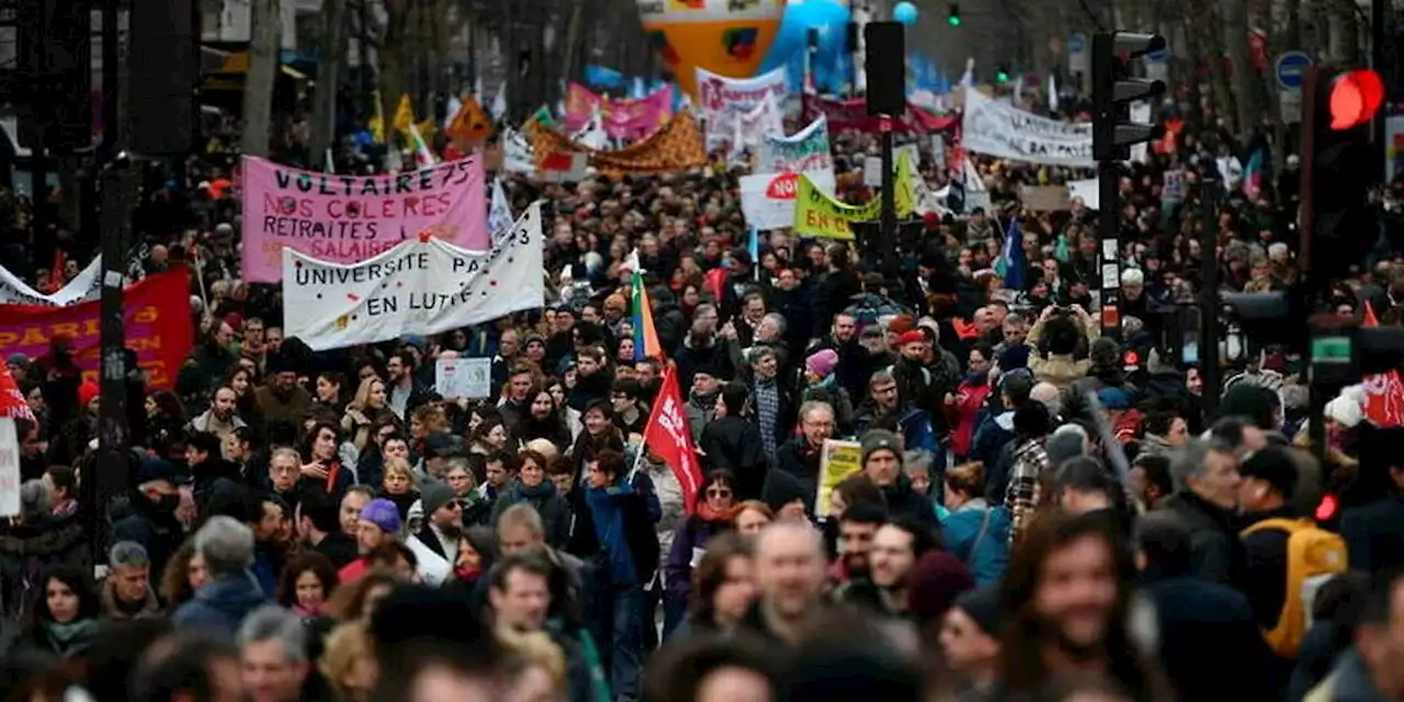 Retraites : la CGT annonce un million de manifestants en France, les autorités 368 000