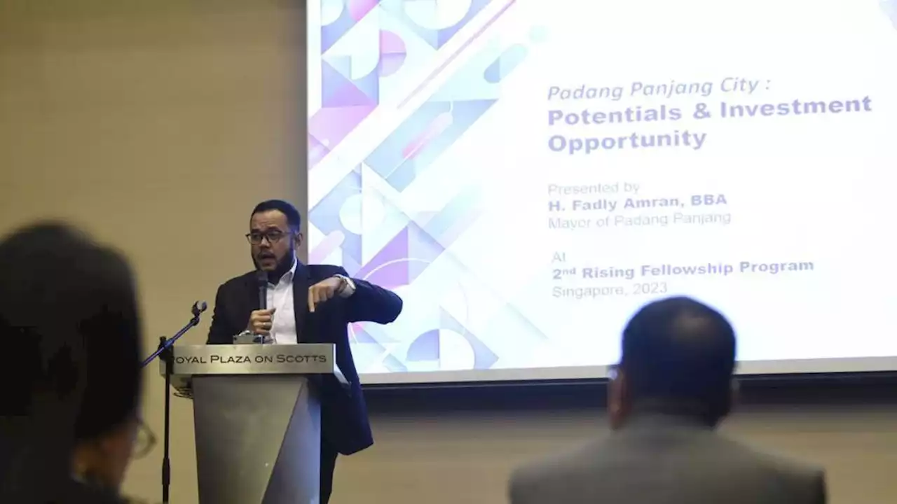 Ikut Program Rising Fellowship, Wako Fadly Amran Promosikan Padang Panjang di Singapura