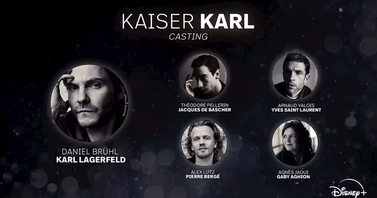 Daniel Brülhl et Alex Lutz au casting de Kaiser Karl le biopic de Karl Lagerfeld sur Disney+