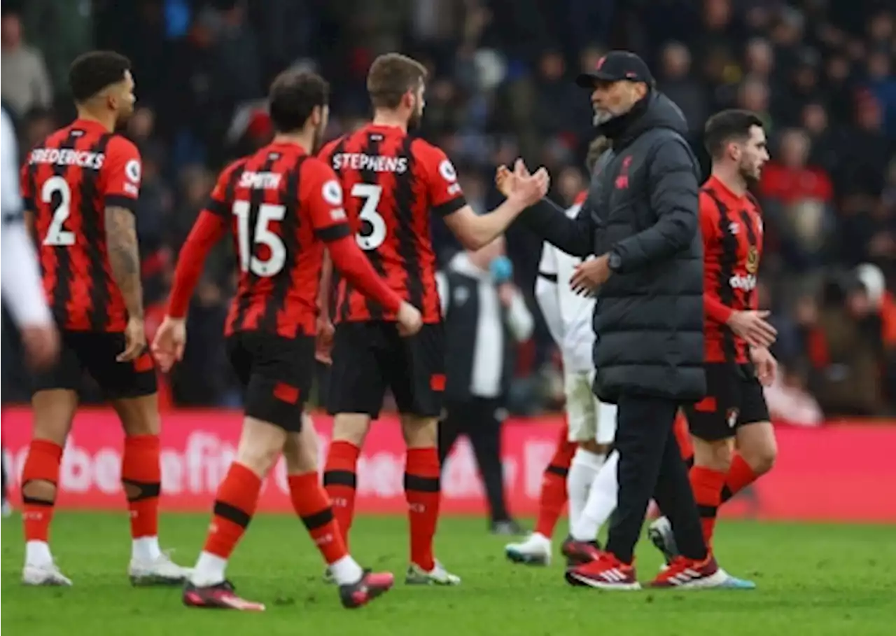 Klopp praises Bournemouth spirit as Liverpool lose again