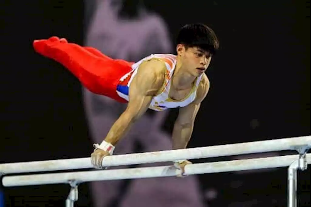 Carlos Yulo captures parallel bars gold in Azerbaijan