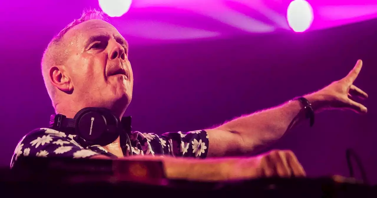 Fatboy Slim serves up an evening of joy and hedonism at Victoria Warehouse