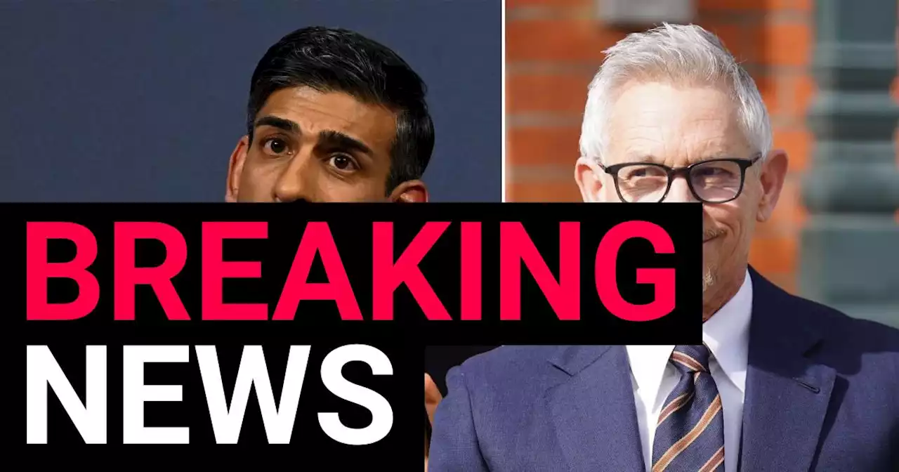 Rishi Sunak wades into Gary Lineker row and says 'not everyone will agree'