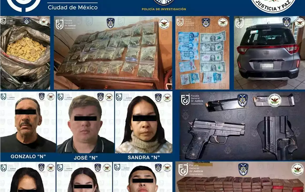 CdMx. Dictan prisión preventiva a seis presuntos integrantes del CJNG