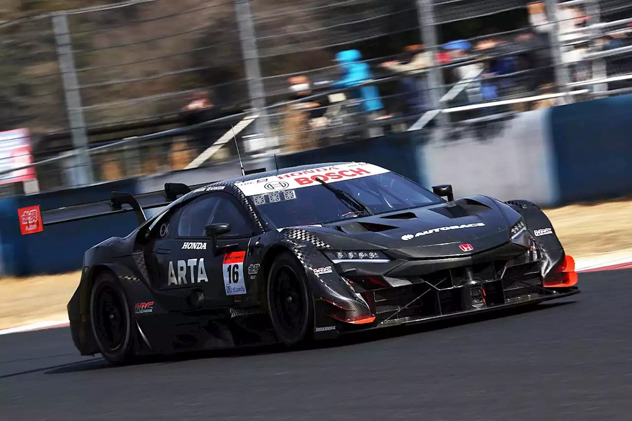 ARTA Honda leads first day of Okayama official SUPER GT test