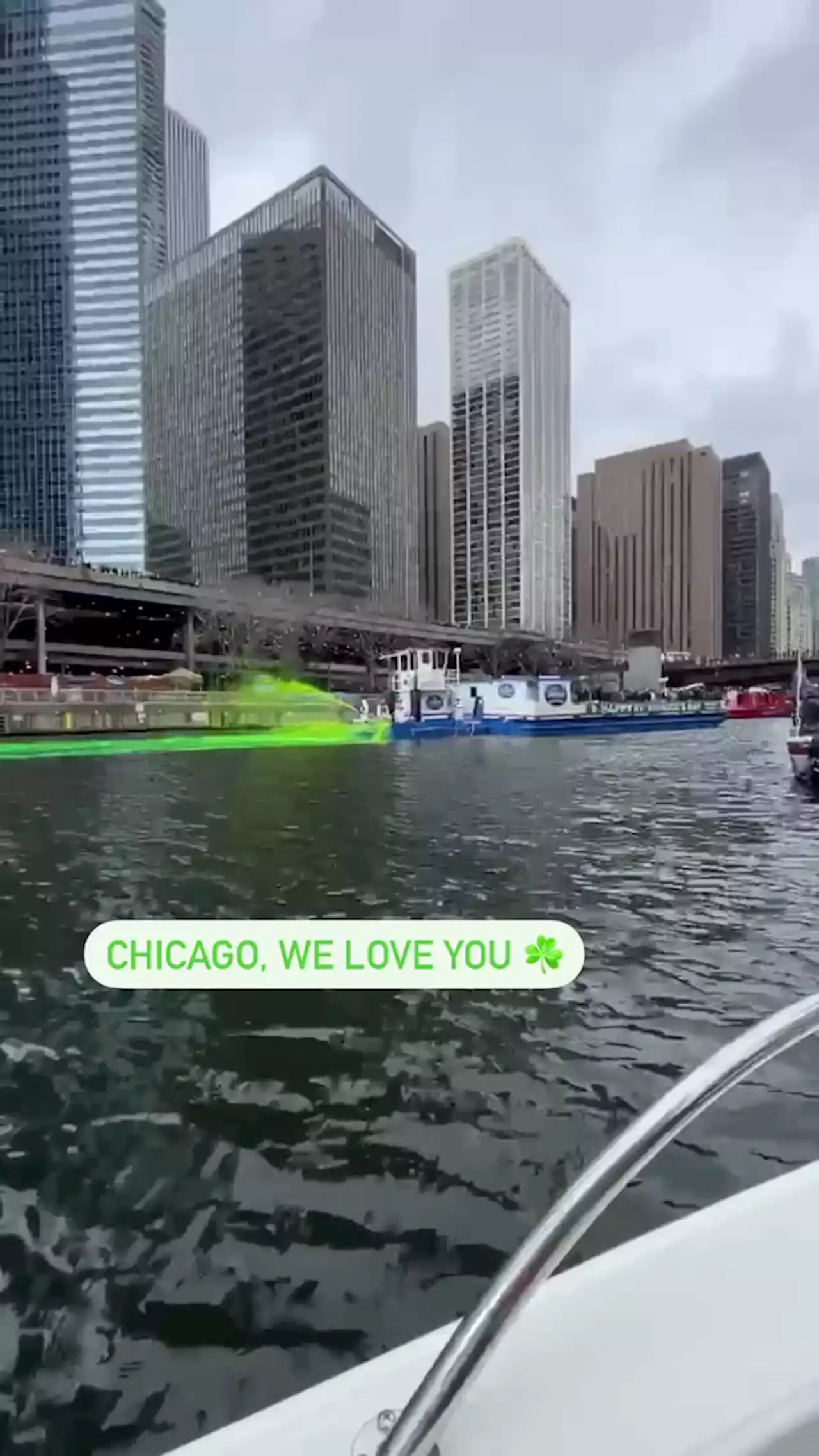 ICYMI: Watch the Chicago River Turn Green in Celebration of St. Patrick's Day