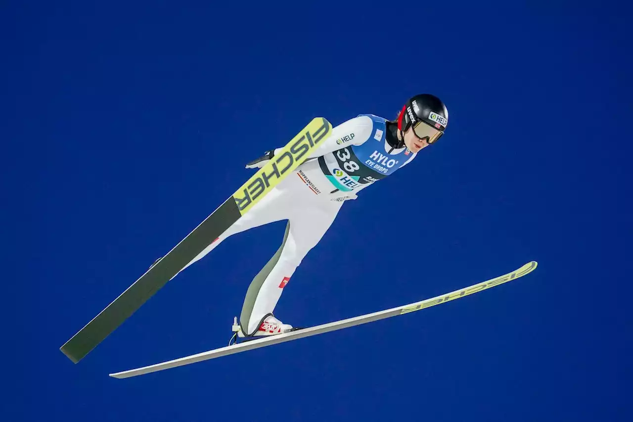 Anna Odine Strøm klatret opp på pallen i Holmenkollen