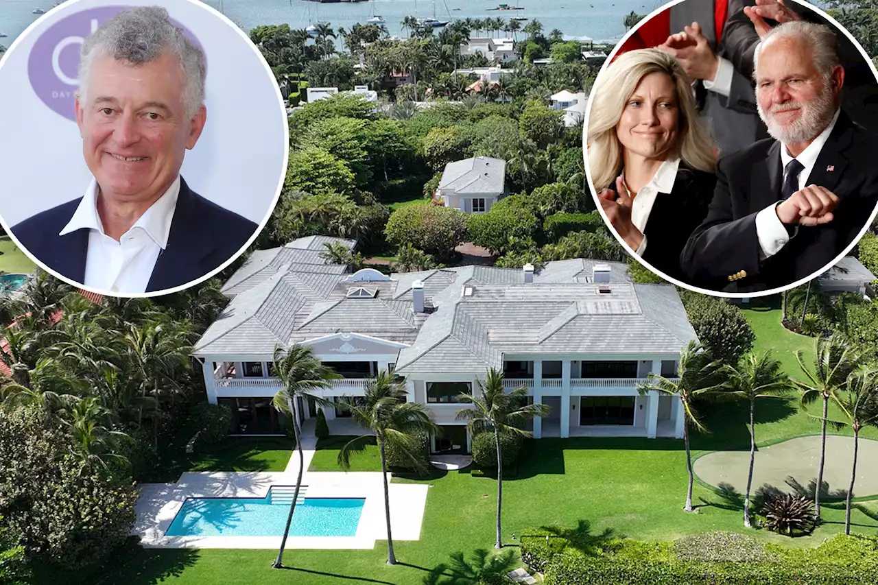 William Lauder revealed as buyer of Rush Limbaugh’s $155M Palm Beach estate