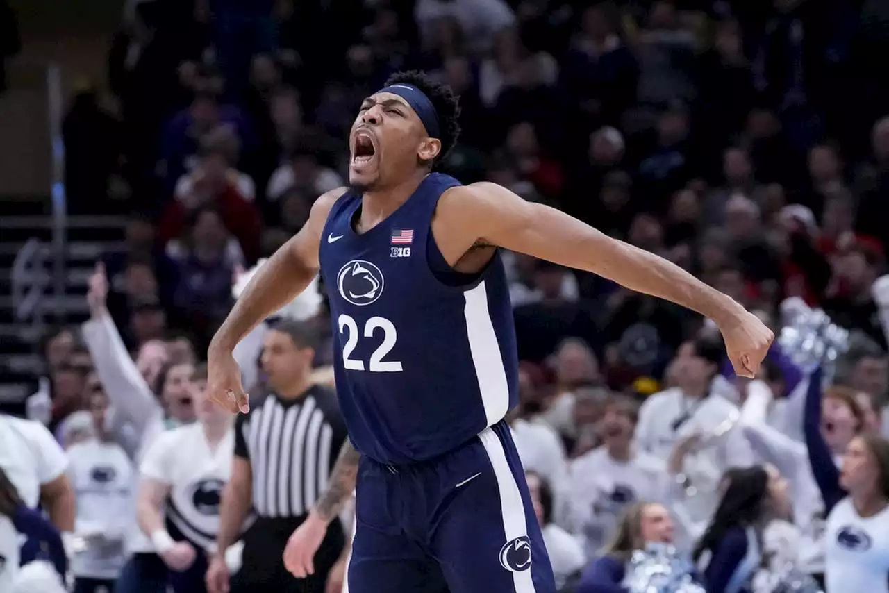 No. 10 seed Penn St. reaches semis, beats Northwestern 67-65