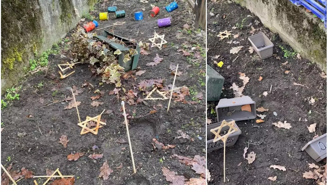 Vandali distruggono l'orto giardino della Memoria di Sondrio dedicato ai bambini vittime della Shoah