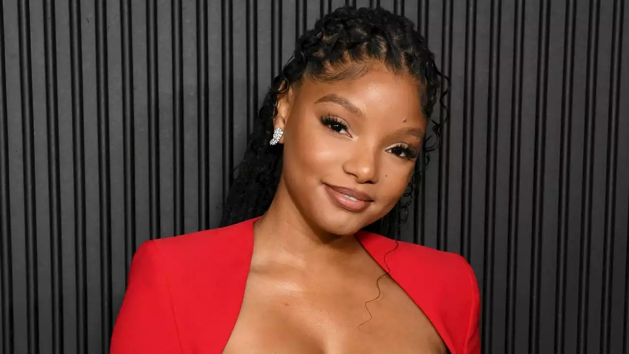 Halle Bailey Turned Up the Heat in a Cherry Cutout Dress