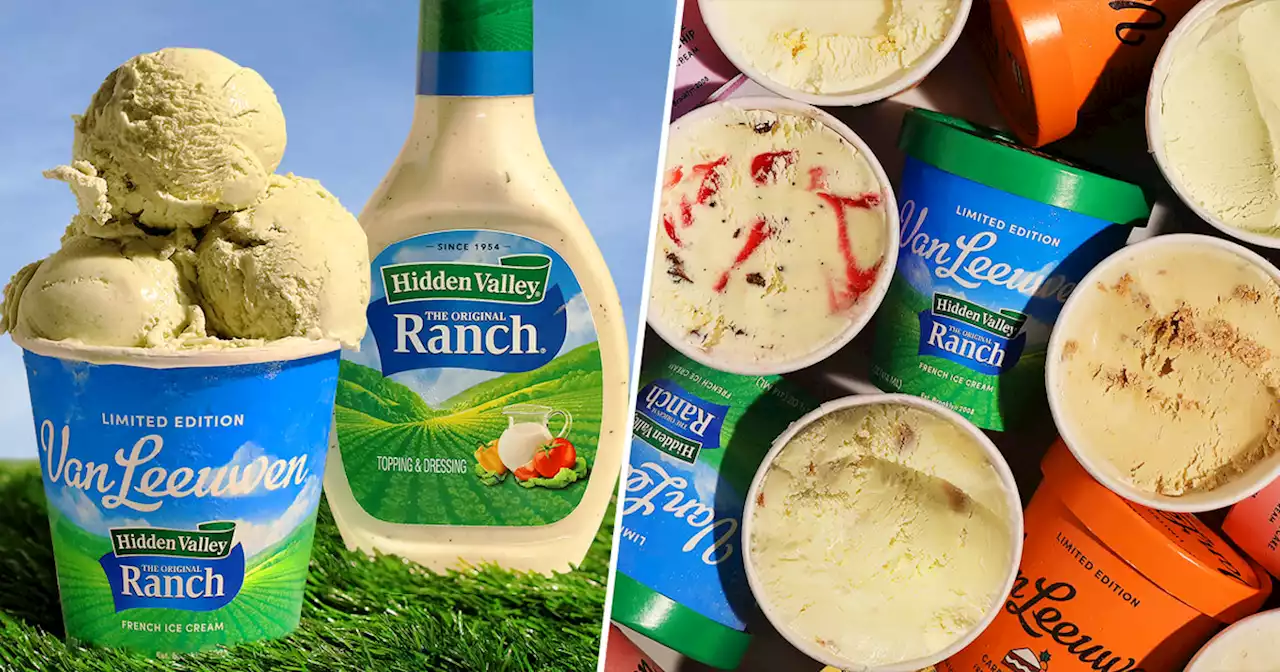 I tried Hidden Valley’s ranch-flavored ice cream and lived to tell the tale