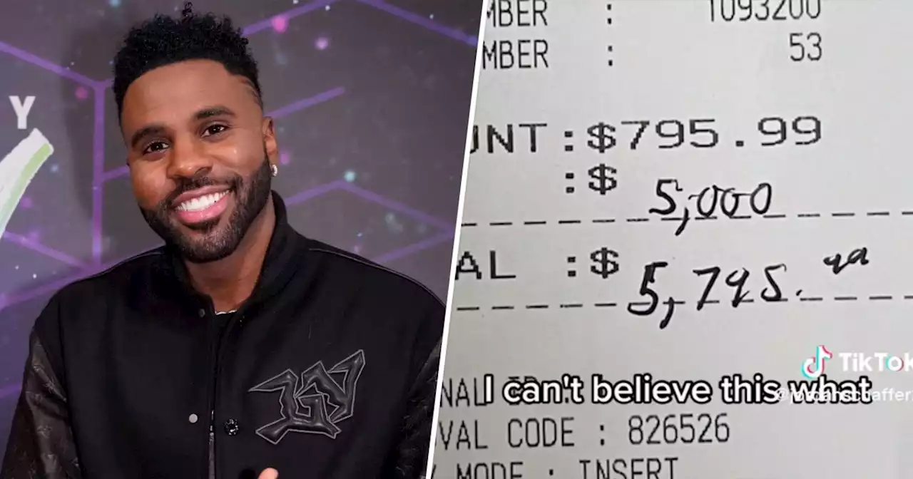 Jason Derulo gives $5,000 tip to waiter in Nebraska: ‘Blessed to be a blessing’