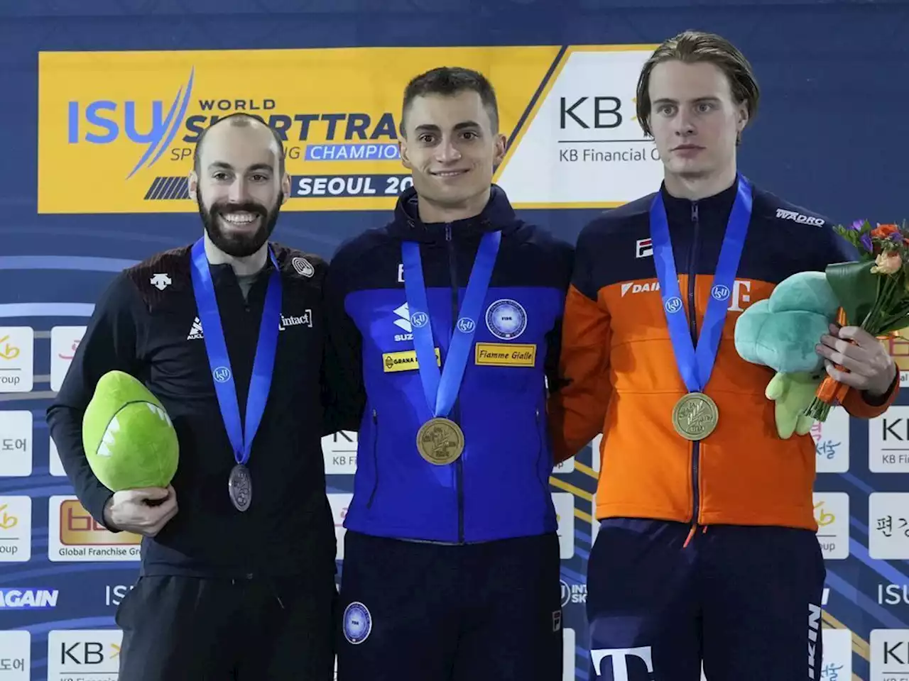 Canada wins three medals at speedskating world championships in South Korea