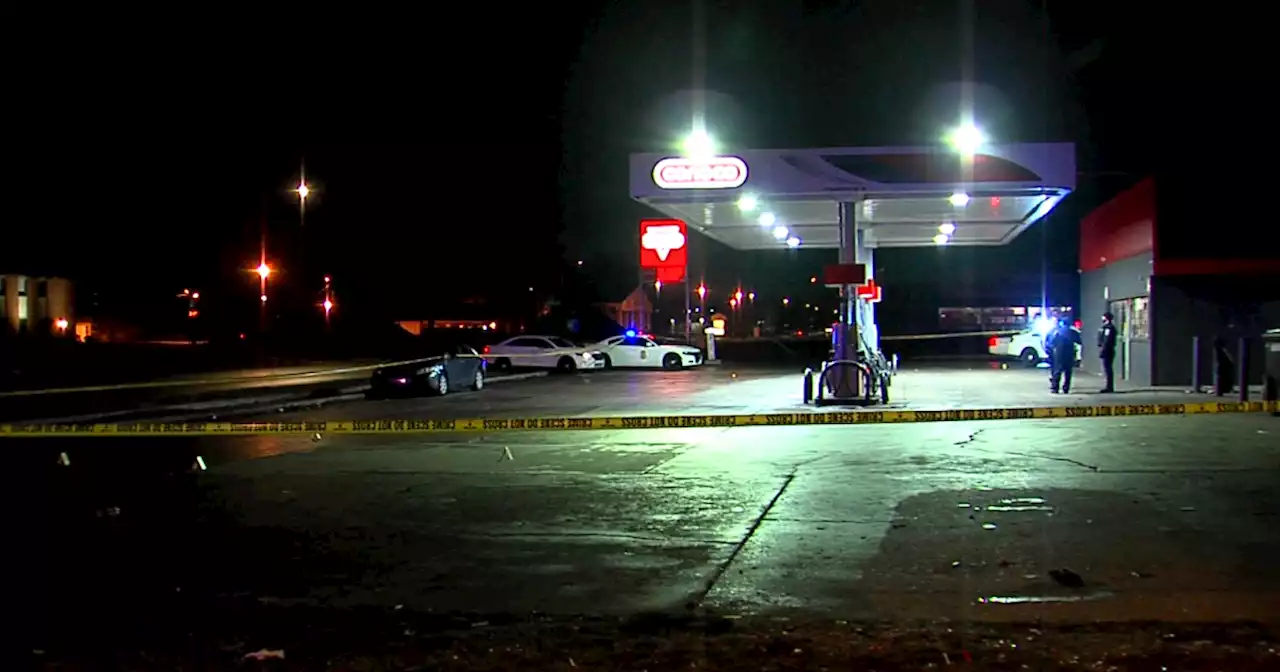 IMPD responds to person shot at gas station on northeast side of Indianapolis