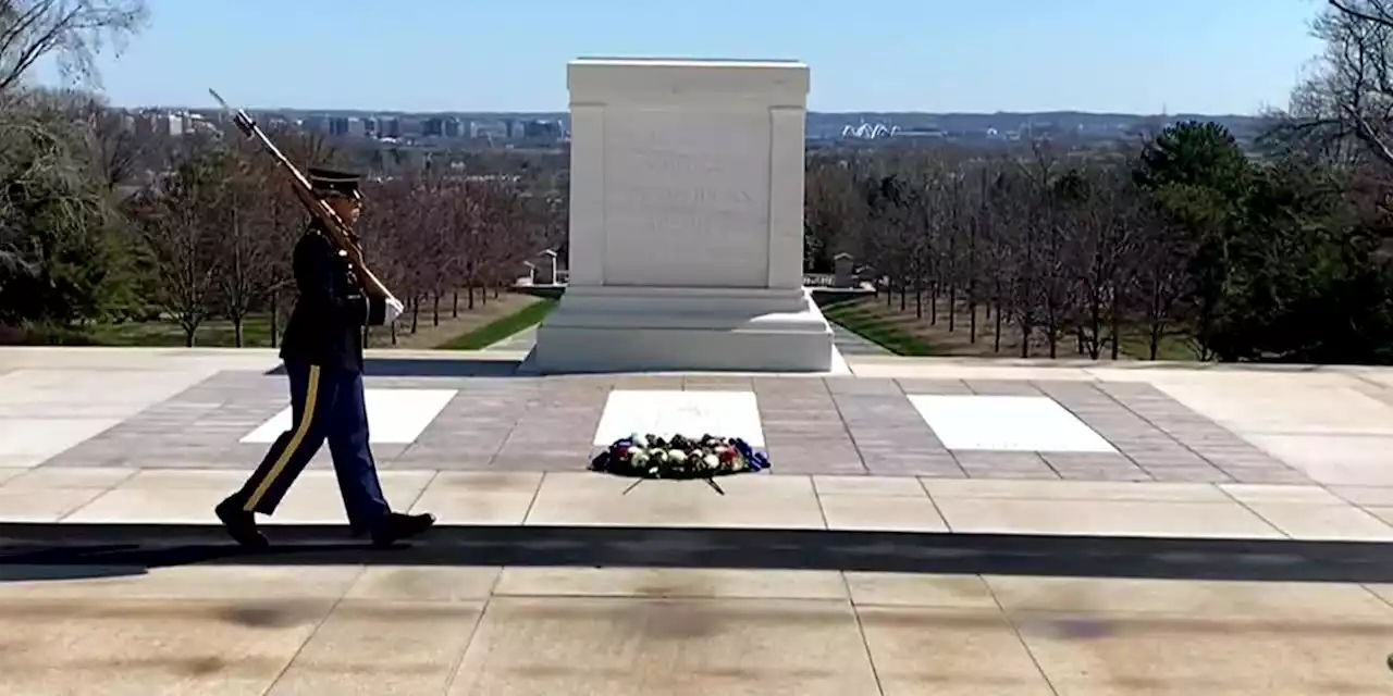 Female guard at Tomb of the Unknown Soldier takes historic last walk