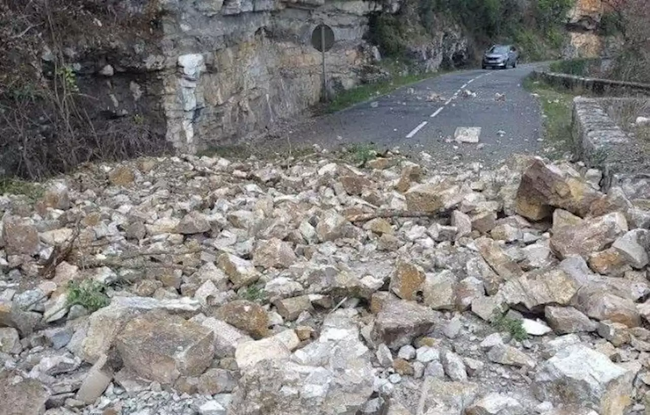 Un pan de falaise s’écroule dans le Lot, après le passage de deux cyclistes