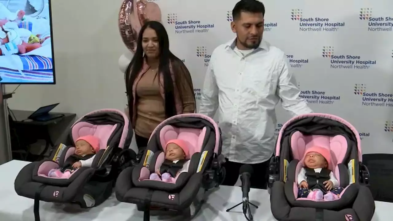 Long Island hospital celebrates 1st set of triplets born since 1958