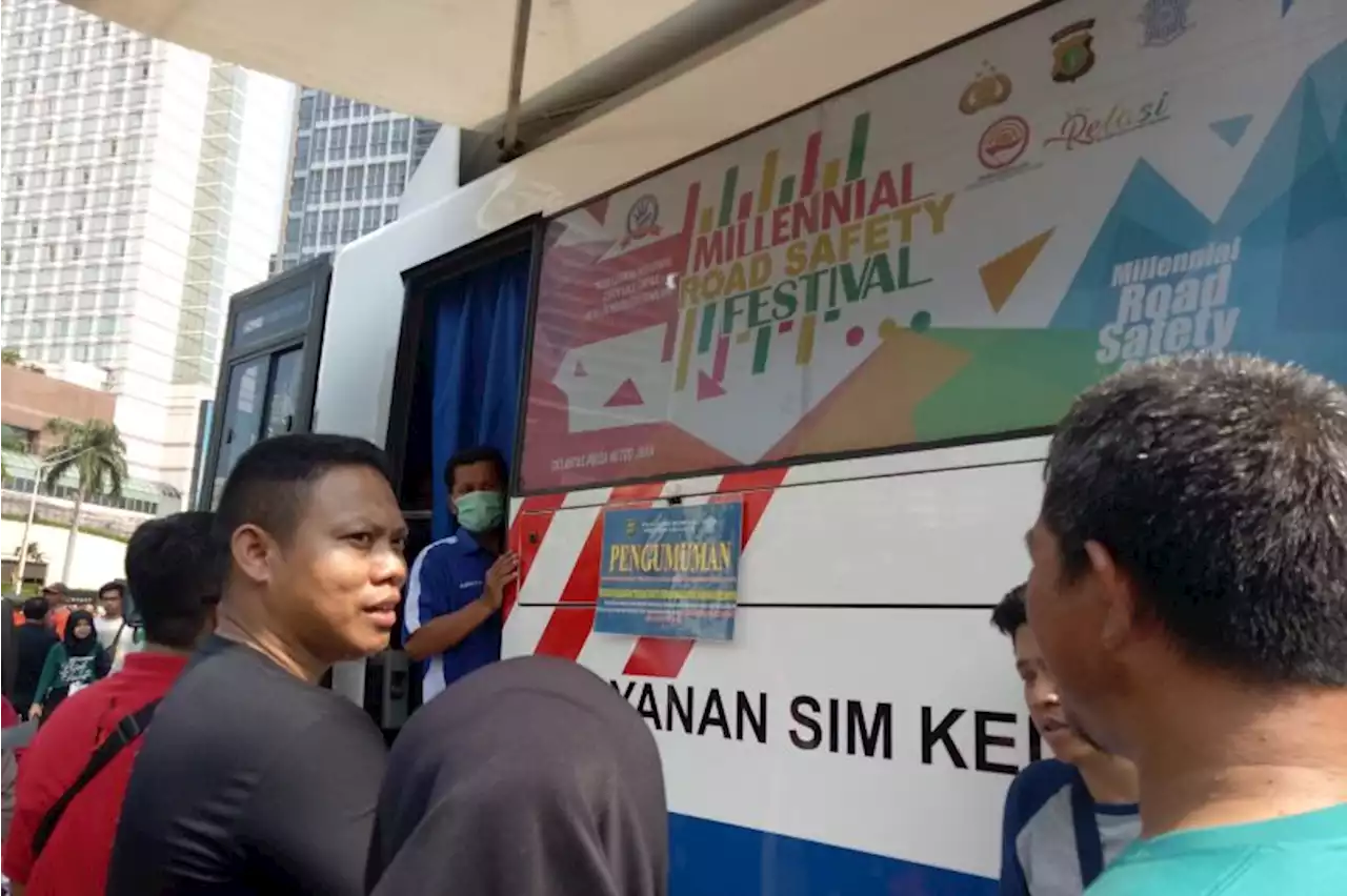 Minggu, Polda Metro sediakan dua titik layanan SIM keliling