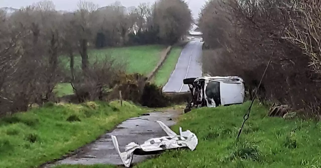 PSNI share aftermath scene of suspected 'drink driving' crash