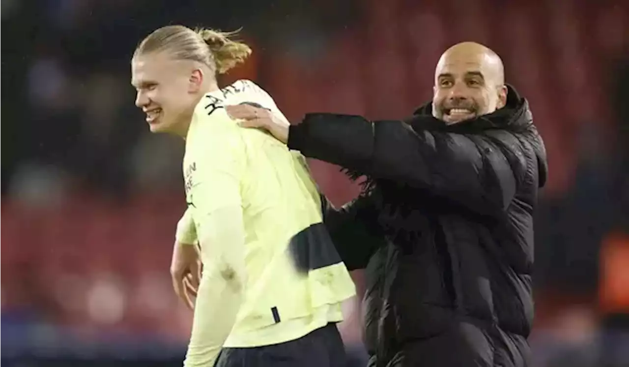 Pep Guardiola: Selebrasi Erling Haaland Tanda Dia Sangat Bahagia