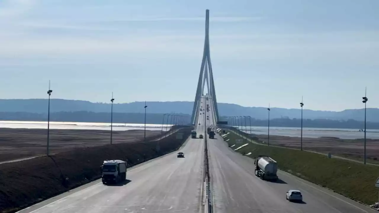 Des associations de cyclistes demandent un réaménagement du pont de Normandie, jugé trop dangereux