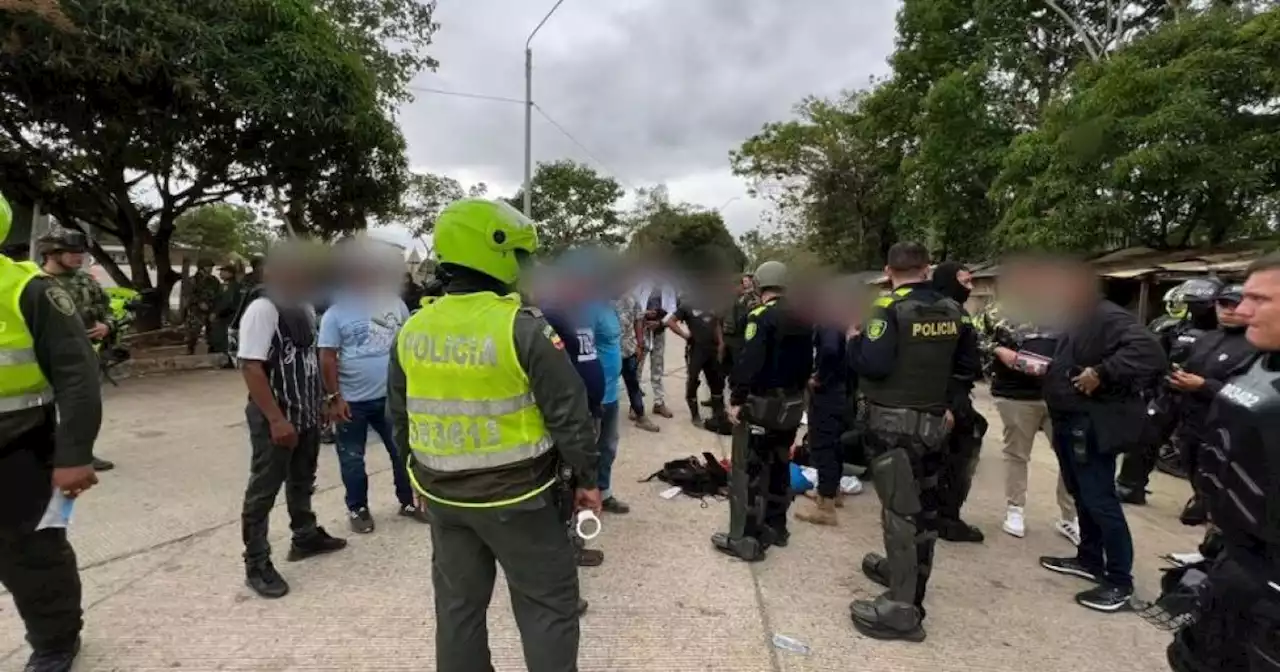 Policía capturó 16 personas en el Bajo Cauca por bloqueo de vías durante el paro minero