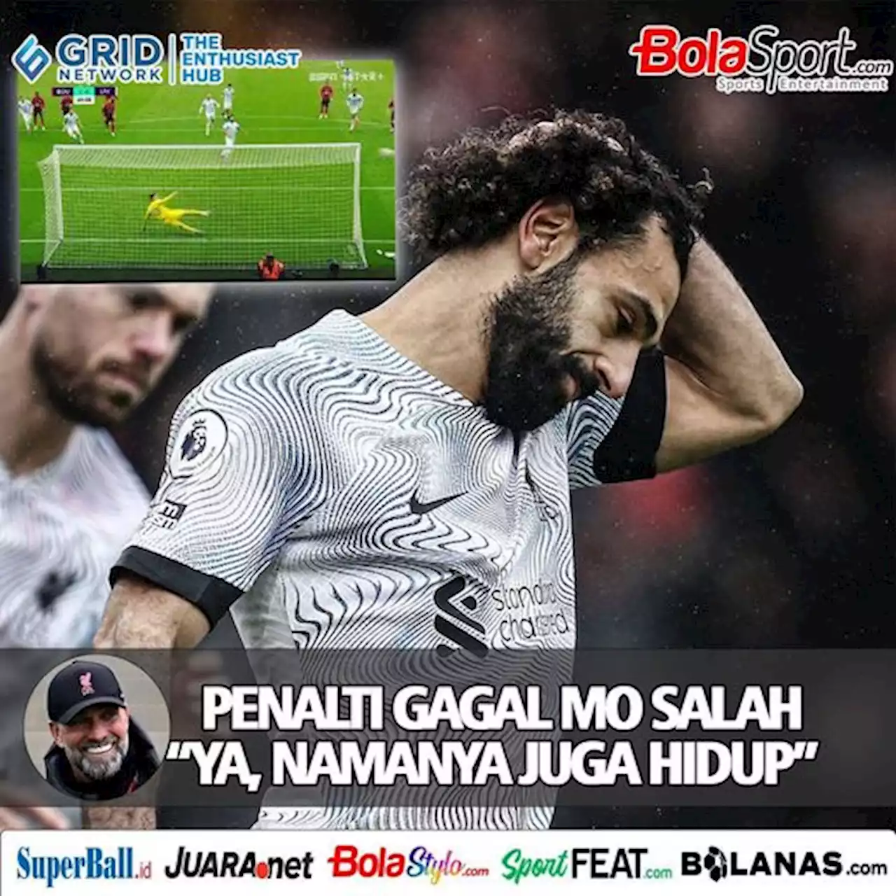 Mo Salah Gagal Penalti, Juergen Klopp Langsung Punya Teori Aneh - Bolasport.com