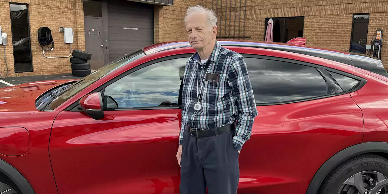 89-Year-Old EV Enthusiast Gets a Ride in a Ford Mustang Mach-E