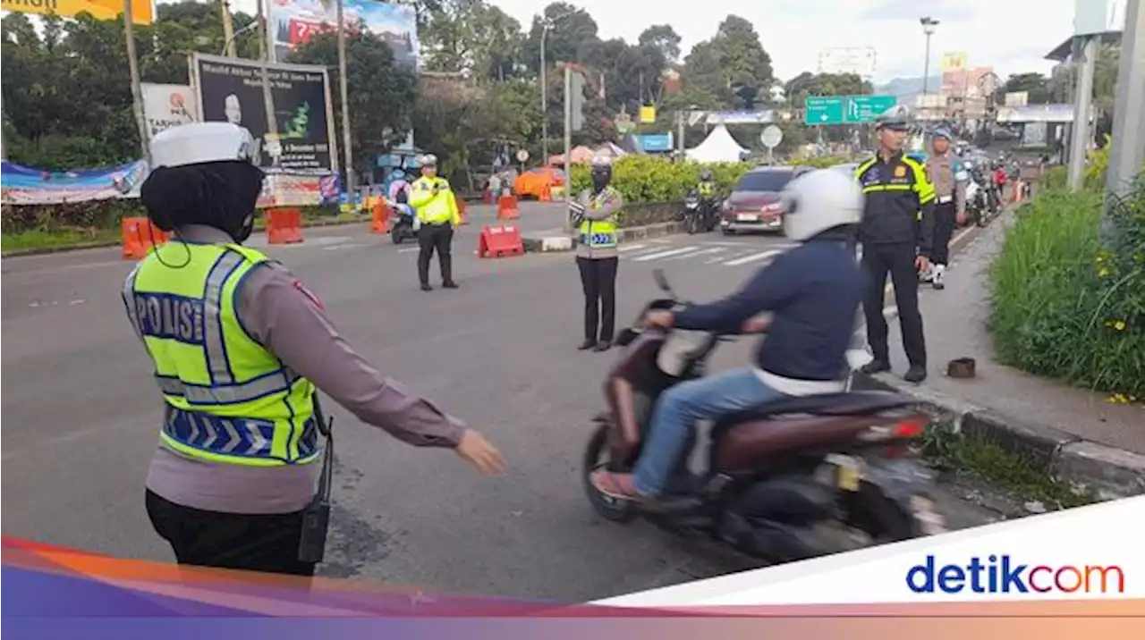 Lalin Puncak Bogor Ramai, Oneway Arah Jakarta Diberlakukan Siang Ini