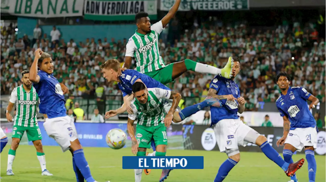 Nacional vs. Millonarios, en vivo: siga el clásico de la fecha