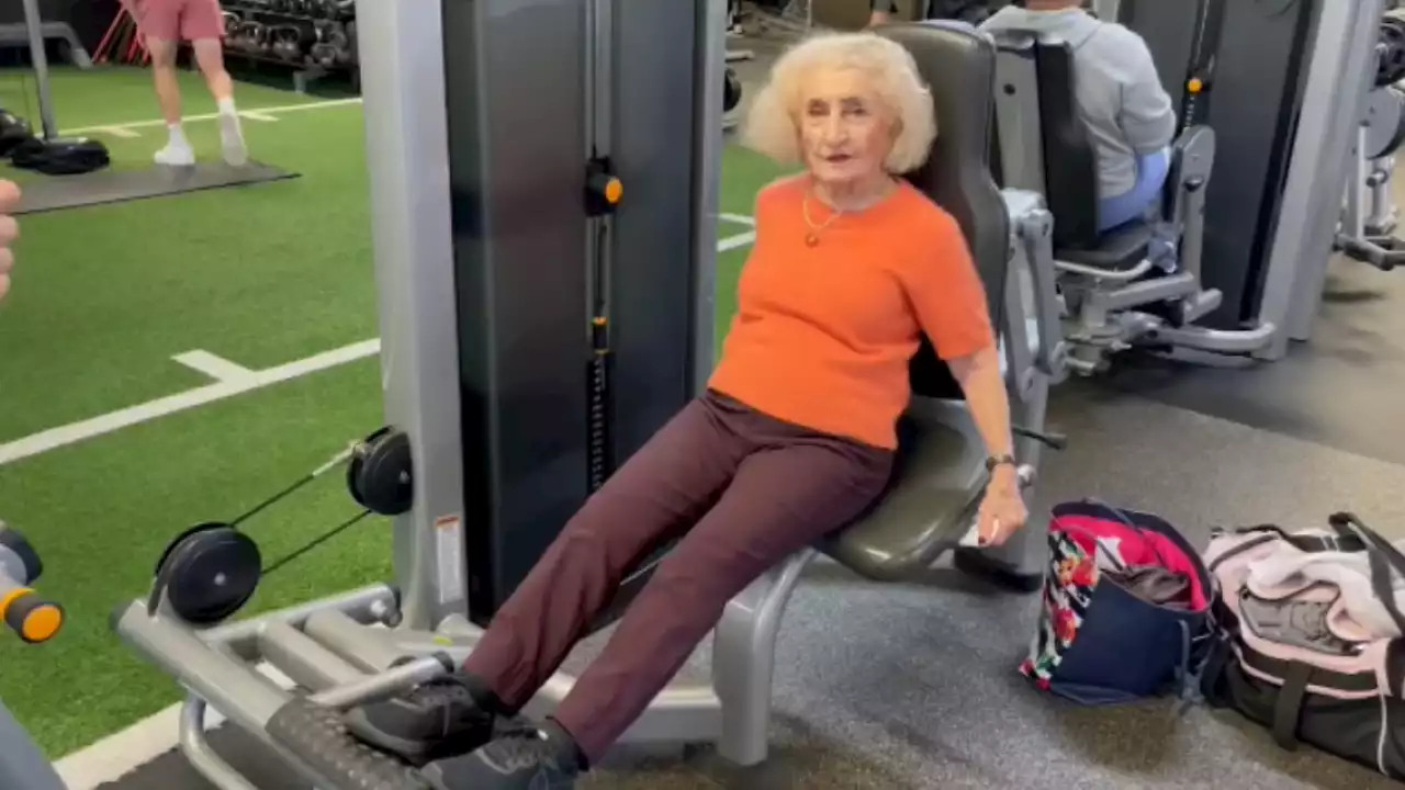 California 103-year-old woman still hits gym regularly: 'Her happy place'