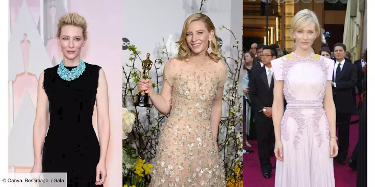 PHOTOS – Cate Blanchett, 53 ans : son évolution coiffure sur le tapis rouge des Oscars - Gala