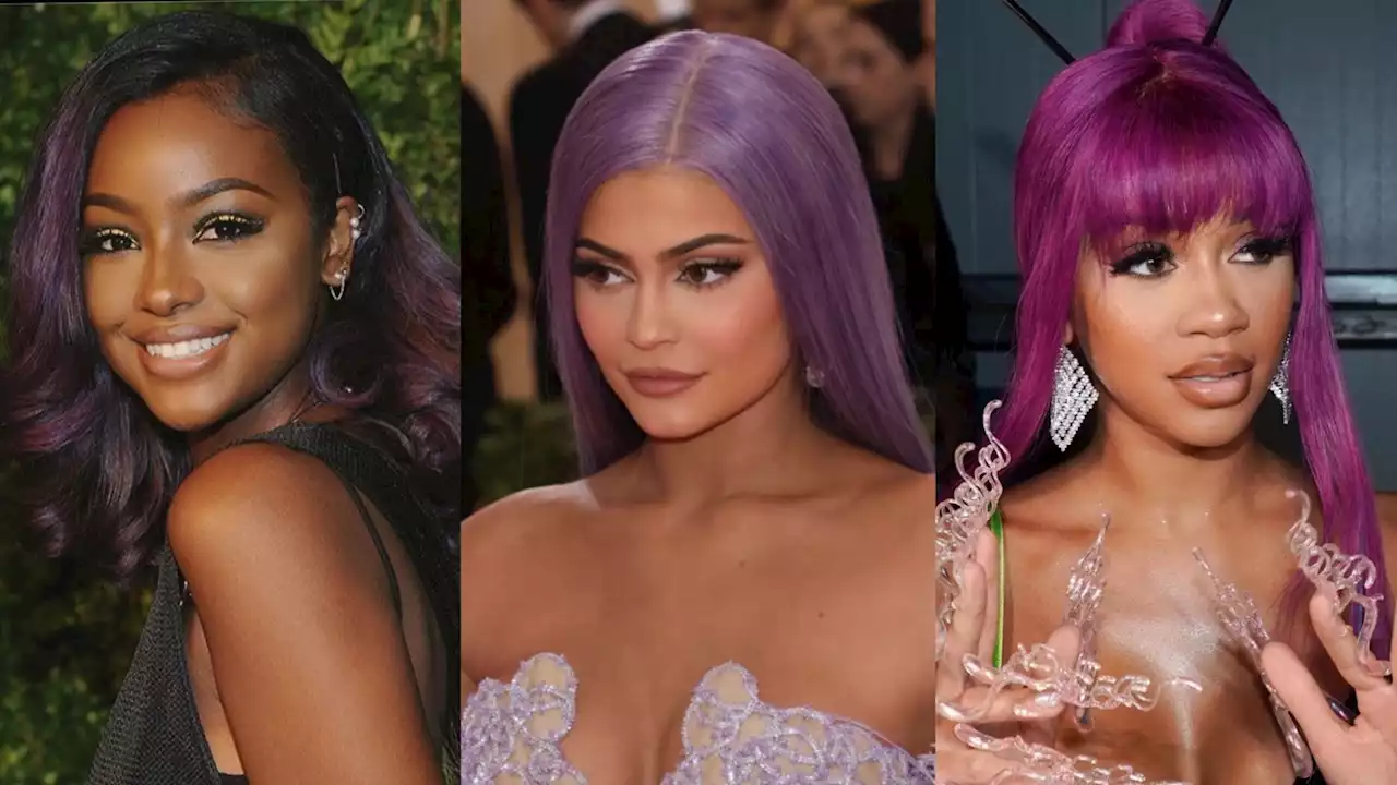 9 Celebrities That Pull Off Purple Hair Better Than Anyone