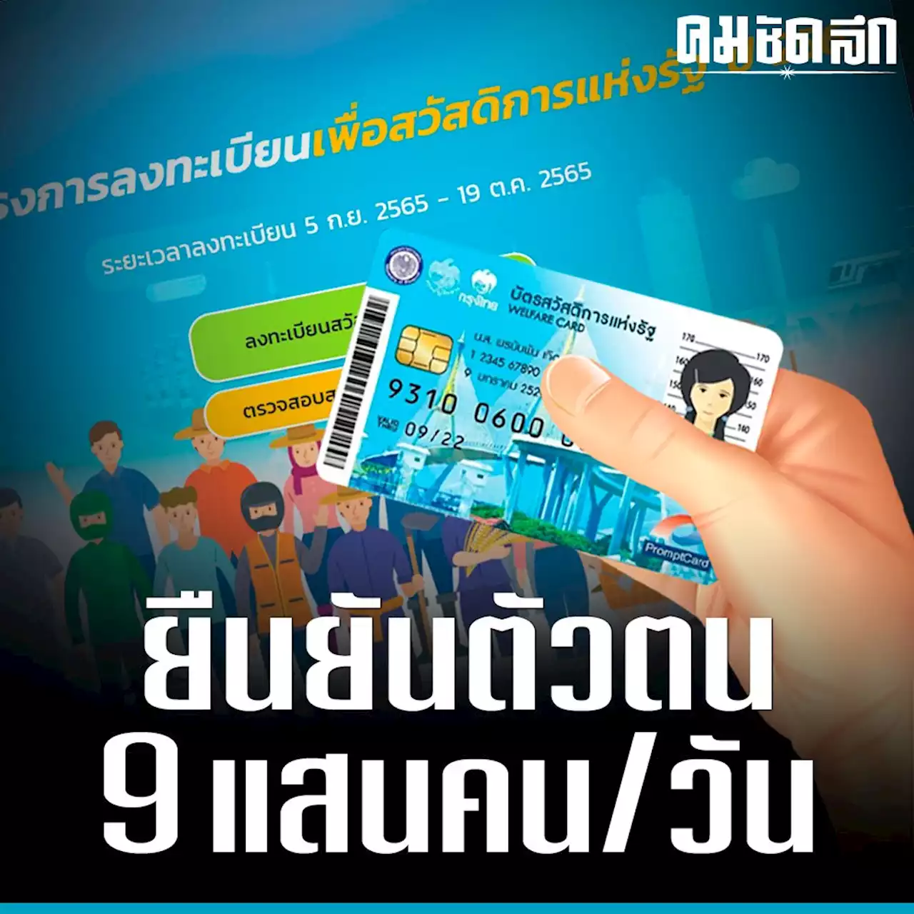 ยืนยันตัวตน 'บัตรสวัสดิการแห่งรัฐ' กำชับ 3 แบงก์เปิดบริการเสาร์-อาทิตย์