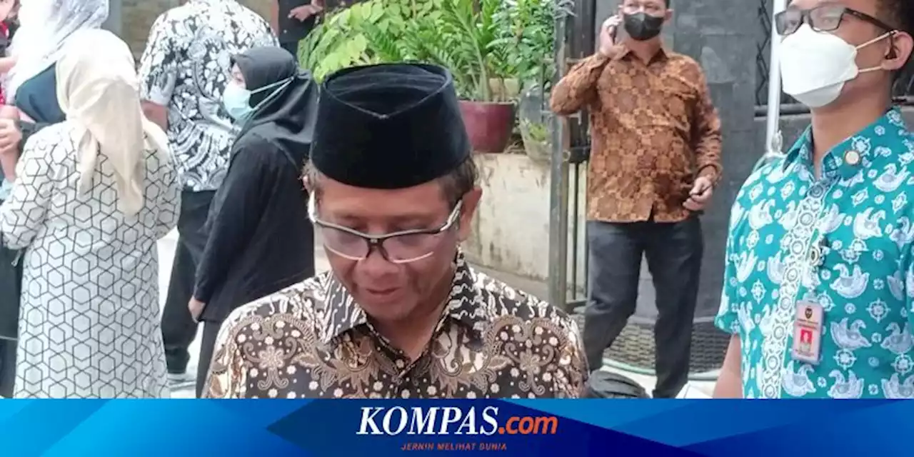 Istri Moeldoko Tutup Usia, Mahfud MD: Kita Semua Merasa Kehilangan