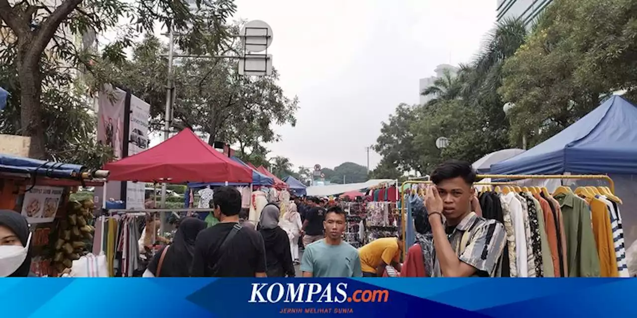 Meski Mendung dan Gerimis, Car Free Day Sudirman Masih Ramai Pengunjung