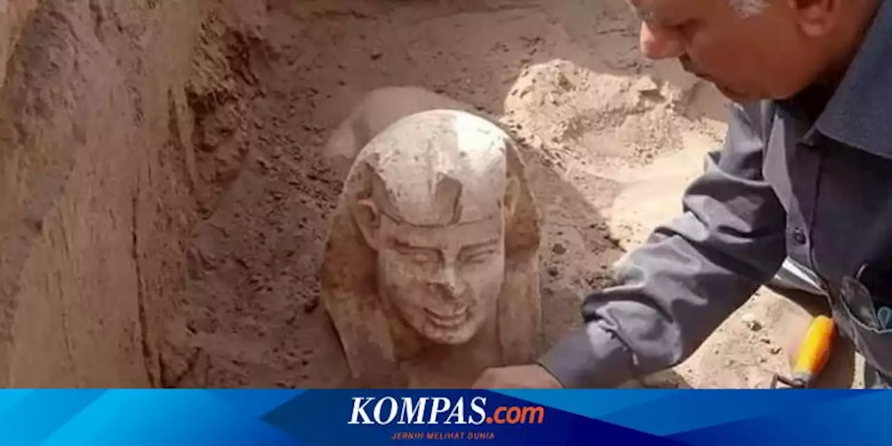 Patung Sphinx Tersenyum Ditemukan di Mesir