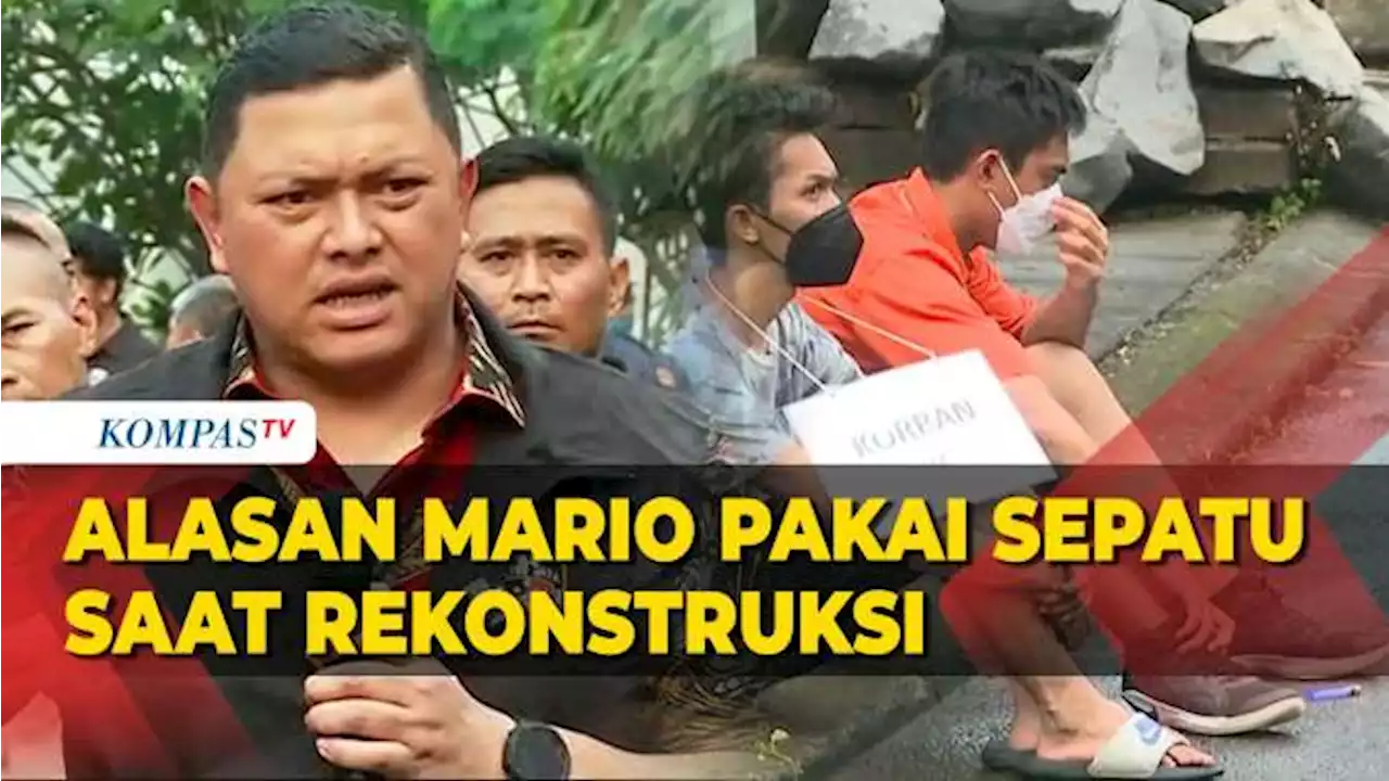 Ini Alasan Mario Dandy Pakai Sepatu saat Rekonstruksi Penganiayaan David