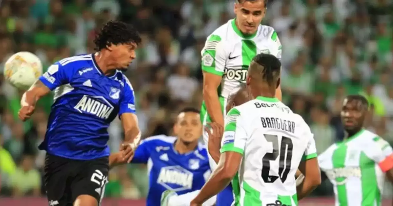 Clásico Atlético Nacional vs. Millonarios terminó en empate